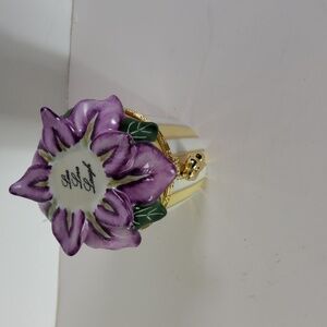 Bombay Company Iris Love Ceramic Candle Holder